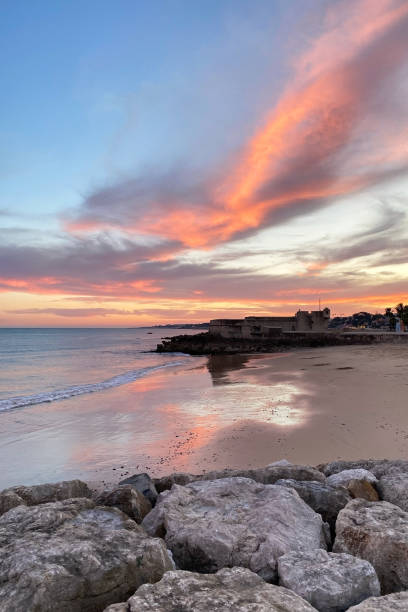 istock Sunset sky over the sea, beautiful cloudscape, dramatic landscape, seascape 1717067447