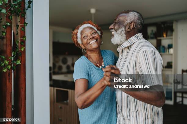 Portrait Senior Couple Dancing Together Stock Photo - Download Image Now - Dancing, Couple - Relationship, Active Seniors