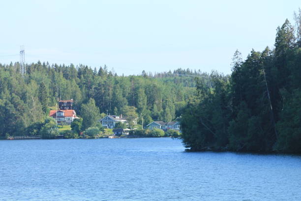 istock Swedish house on the rocks 1717160697