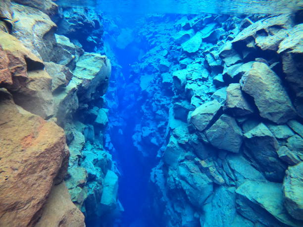 diving through silfra fissure