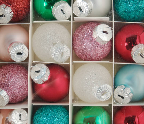 istock christmas ornament decorations in box for festive background 1717217035