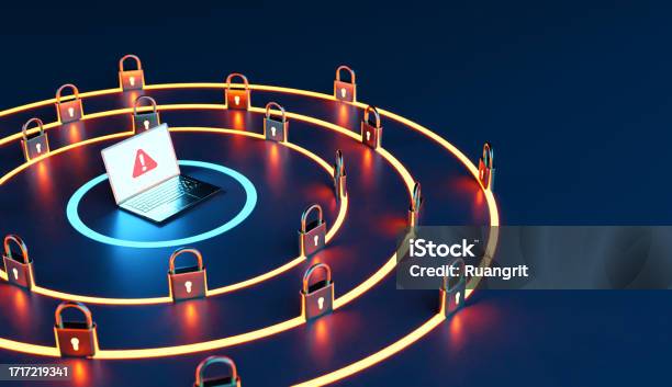 Security And Data Protection Concept Stock Photo - Download Image Now - Padlock, Privacy, Vulnerability