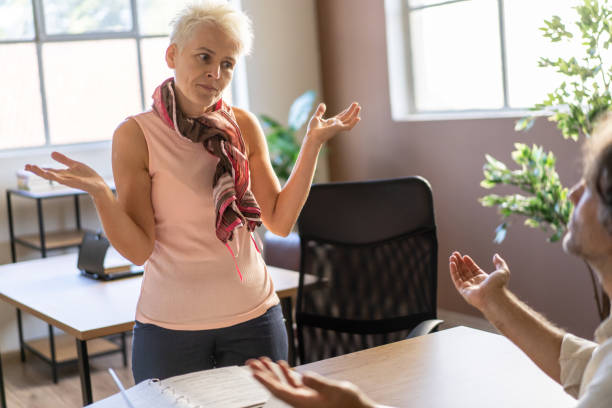 istock A female manager is having troubles with her employee 1717220984