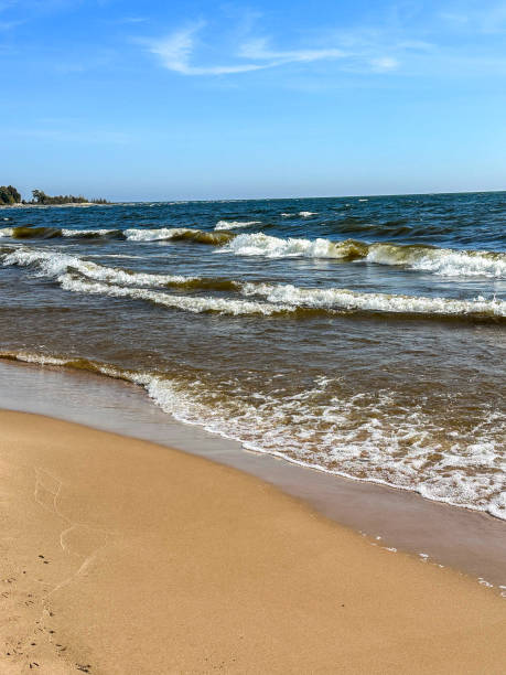 Manistique Boardwalk and Riverwalk along Lake Michigan