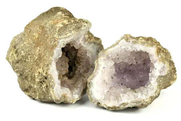 Photo of amethyst geode from Algeria