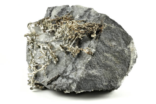istock native silver from Kongsberg, Norway 1717282115