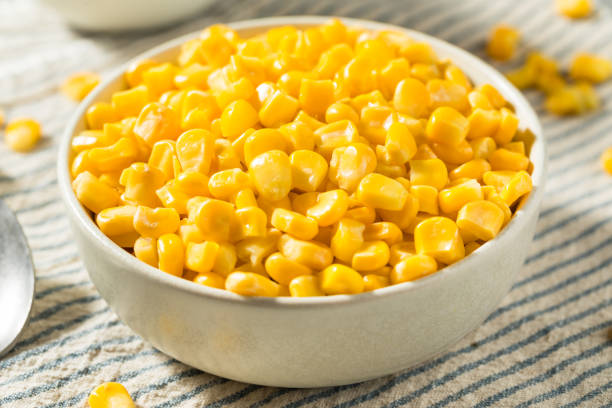 istock Hot Steamed Organic Yellow Corn Kernals 1717308832