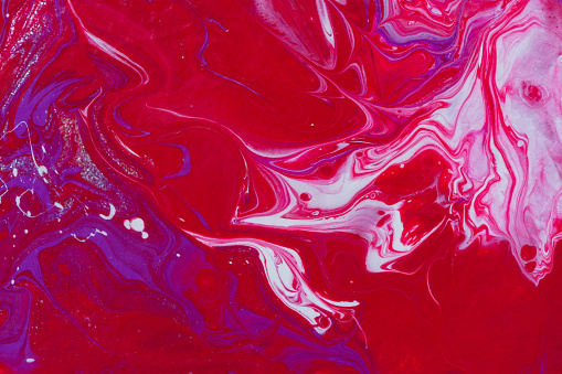 Pink white purple acrylic abstract background of the creative trend. Fluid art texture. Dynamic lines, a surge of passion, freedom. Form of presentation of websites, booklets, leaflets, business cards