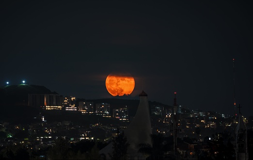 Supermoon occur when the moon is closest to the Earth also called perigee, appearing bigger and brighter.