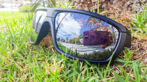 istock Mallorca's Gem: Palma Cathedral Reflection in Sunglasses 1717409632