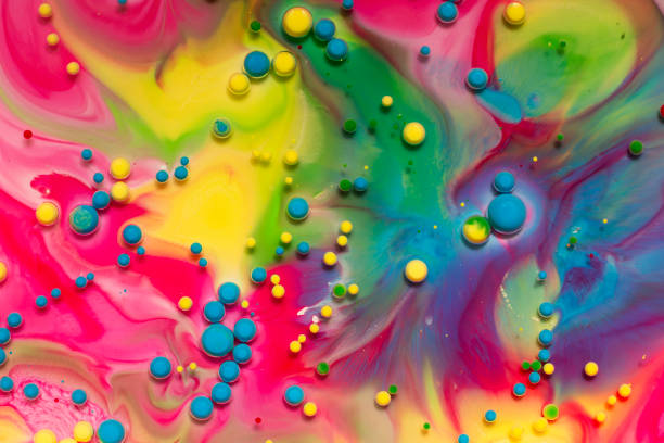 istock abstract patterns and shapes created with paint and oil 1717434330