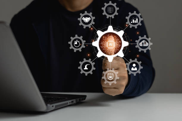 istock Ai, Digital transformation technology management. IoT, internet of things. new technology big data and business process strategy, automated operation, customer service, cloud computing, smart industry 1717445014