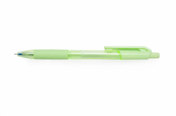 istock Pastel color pen isolated on white , top view 1717465604