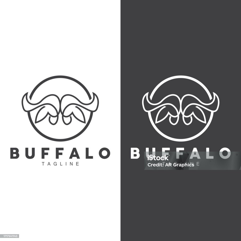 Buffolo Brother Sign Buffalo Symbol Templet Vector Illustration Stock Illustration ...