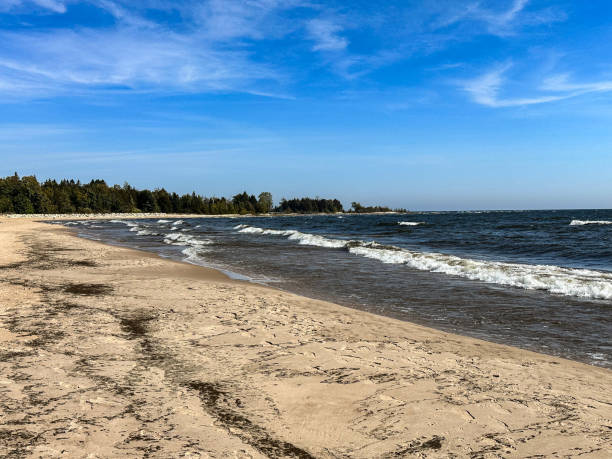 istock Manistique Boardwalk and Riverwalk along Lake Michigan 1717567794