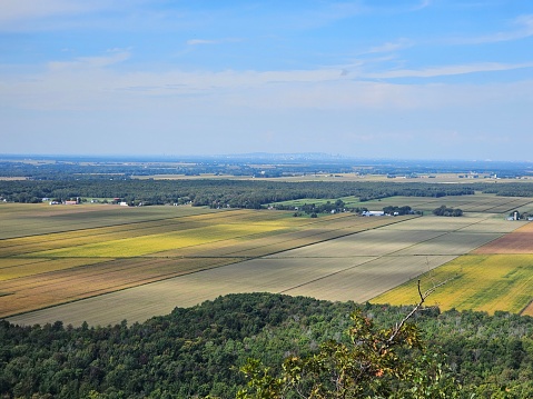 Mont Saint Gregoire Mount landscape Quebec Canada