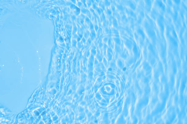 istock Abstract transparent water shadow surface texture natural ripple on blue background 1717642976