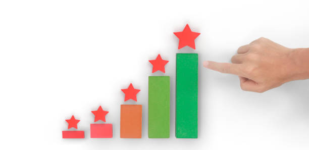 istock Hand touching graphs of financial indicator and chart 1717663389