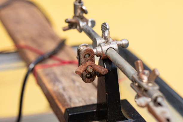 istock metal support piece with claws with a little oxidation on the steel 1717694221