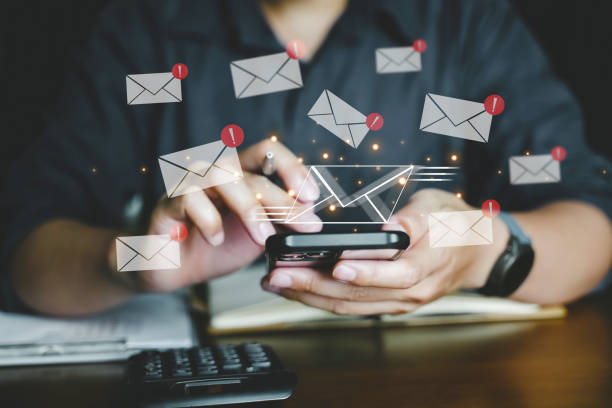 istock Email alert alarm information popup, Alert warning caution for notification on internet letter security protect. Spam mail. 1717711269