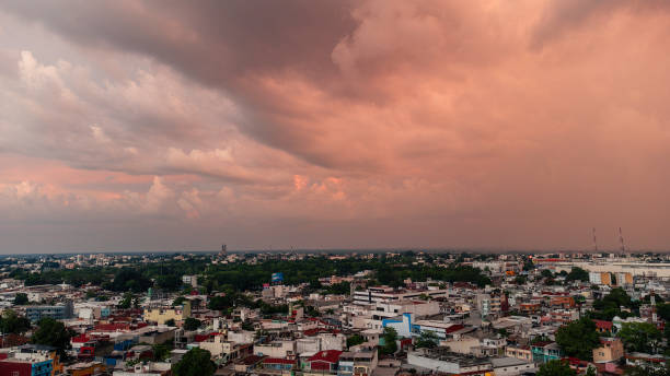 istock Storm cloud over Villahermosa City 1717714017
