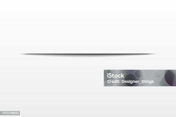 Shadow Effect Realistic Blurred Edges Shadow Of Isolated Template ...