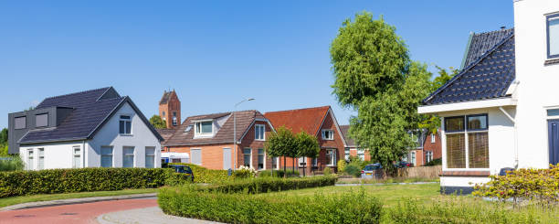 istock Village view Tolbert with church and trees 1717743452