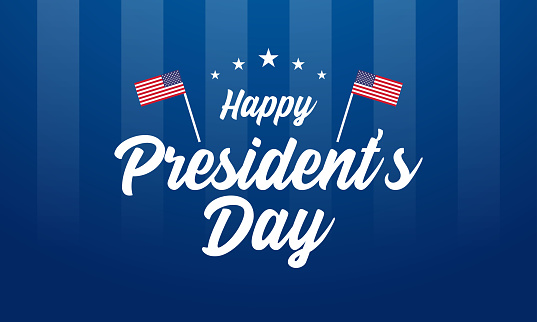 President's Day Background Design. Banner, Poster, Greeting Card. Vector Illustration.