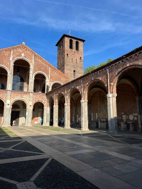 istock Basilica of Sant'Ambrogio, Milan, Italy 1717895335