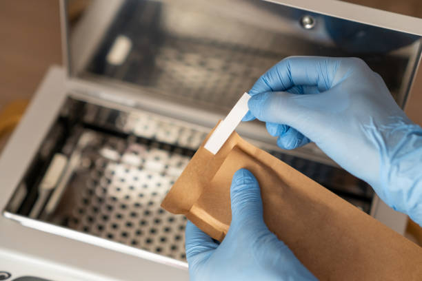 istock Electric sterilizer for manicure and medical devices. 1717961446