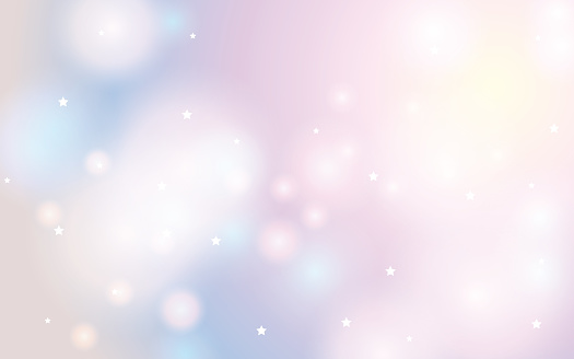 Gradient pastel background. Light background with stars.