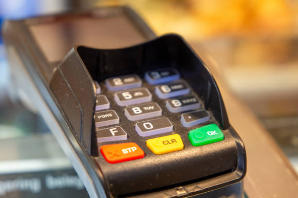istock Close-up of a card reader 1718042024