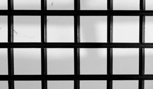 istock black and white glass wall background with squares 1718067878