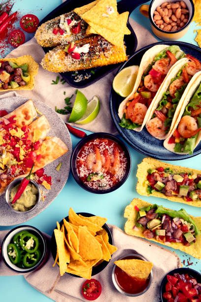istock Mexican food variety. 1718093033