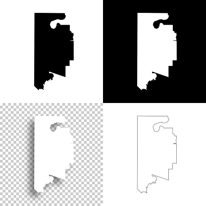 Map of Leflore County - Mississippi, for your own design. Four maps with editable stroke included in the bundle: - One black map on a white background. - One blank map on a black background. - One white map with shadow on a blank background (for easy change background or texture). - One line map with only a thin black outline (in a line art style). The layers are named to facilitate your customization. Vector Illustration (EPS file, well layered and grouped). Easy to edit, manipulate, resize or colorize. Vector and Jpeg file of different sizes.