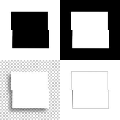 ノースダコタ州スタッツマン郡設計用のマップ空白白黒の背景 からっぽのベクターアート素材や画像を多数ご用意 からっぽ, アイコン