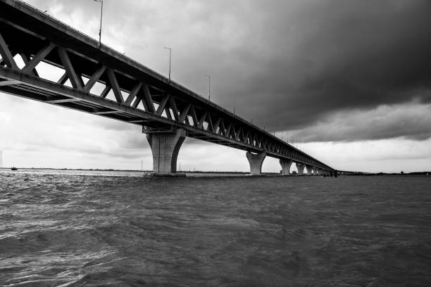 istock Most extensive Padma bridge photography under the dark cloudy sky 1718175001