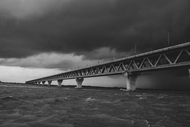 istock Most extensive Padma bridge photography under the dark cloudy sky 1718175896