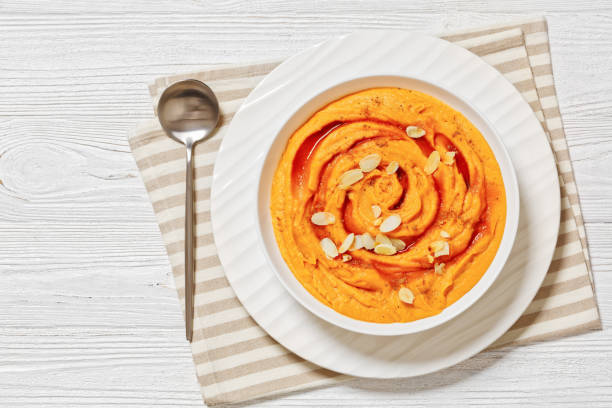 istock vanilla whipped sweet potatoes with maple syrup 1718200377