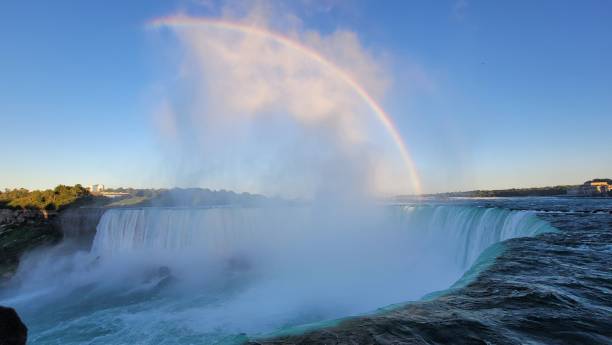 istock Rainbow over Horseshoe Falls at Niagara Falls, Ontario, Canada 1718228409