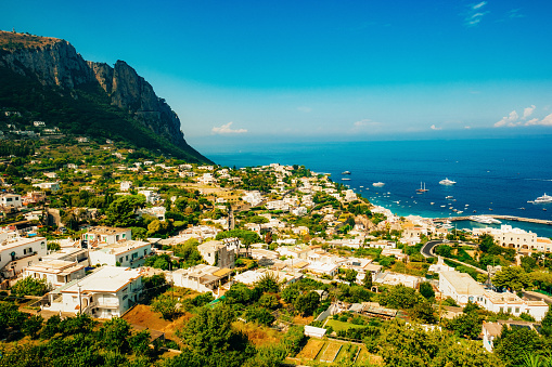 Island of Capri, south west of Naples, Italy