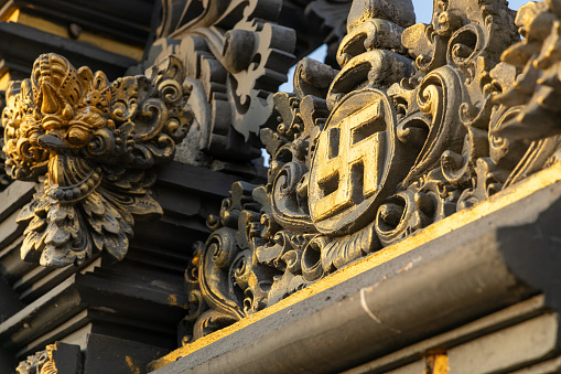 The Queen of England's Initials on the Gates of the tower or London.