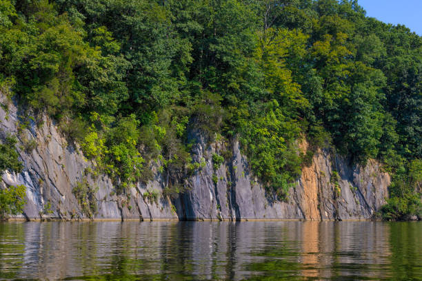 istock Kayaking Holston River at Warrior State Park, Tennessee, USA 1718345129