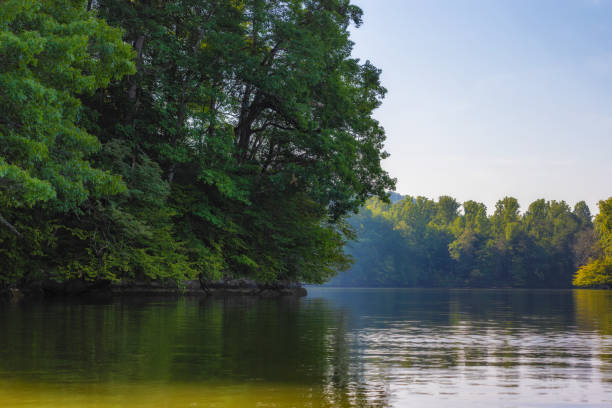 istock Kayaking Holston River at Warrior State Park, Tennessee, USA 1718347996