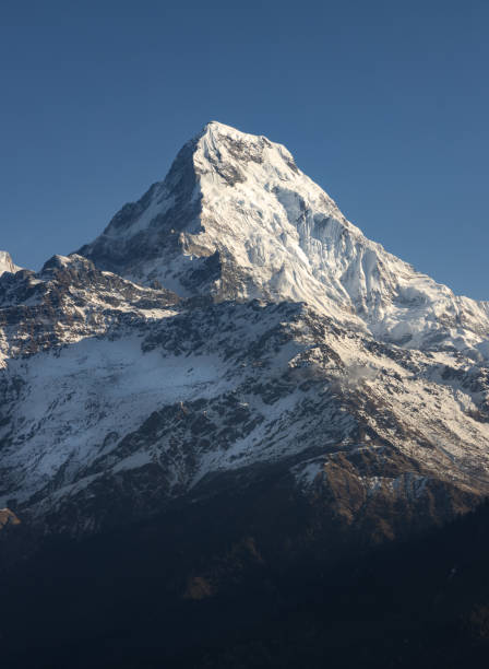 istock Annapurna South peak in Himalayan mountain range, Nepal 1718356387