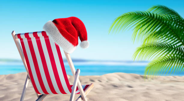 istock Christmas at  sunny beach 1718365699