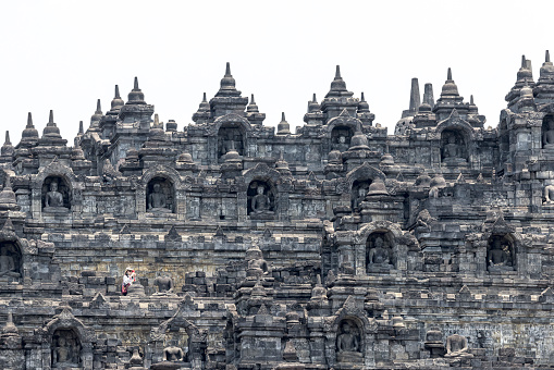 This famous Buddhist temple, dating from the 8th and 9th centuries, is located in central Java and is a popular tourist destination.