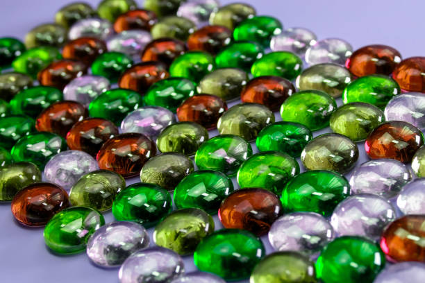 istock Colorful glass drops background, beautiful abstract texture with place for text 1718465491