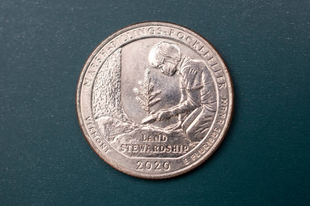 istock Quarter dollar US, 25 cent coin USA 1718492917