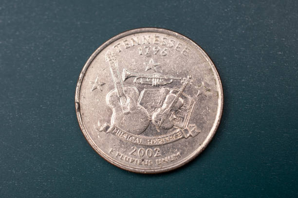 istock Quarter dollar US, 25 cent coin USA 1718493467